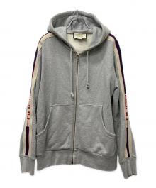 GUCCI（グッチ）の古着「ジップパーカー」｜グレー