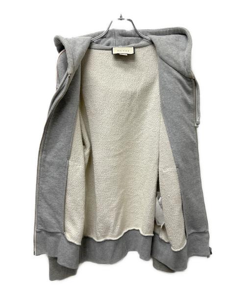 GUCCI（グッチ）GUCCI (グッチ) ジップパーカー グレー サイズ:Ｓの古着・服飾アイテム