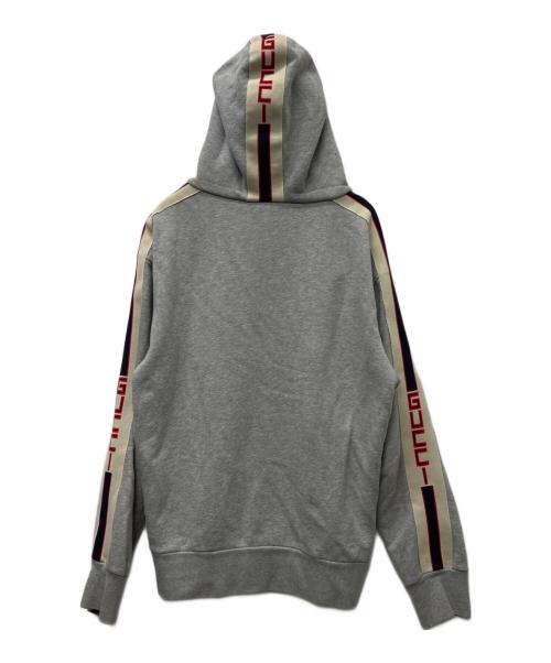 GUCCI（グッチ）GUCCI (グッチ) ジップパーカー グレー サイズ:Ｓの古着・服飾アイテム