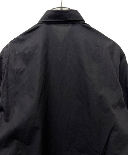 DIOR HOMME（ディオール オム）DIOR HOMME (ディオール オム) フライフロントバイカラーシャツ ブラック×ホワイト サイズ:不明の古着・服飾アイテム