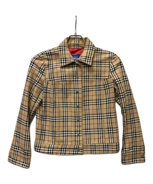 BURBERRY BLUE LABEL（バーバリー ブルー レーベル）BURBERRY BLUE LABEL (バーバリー ブルー レーベル) ジャケット ベージュ サイズ:38の古着・服飾アイテム