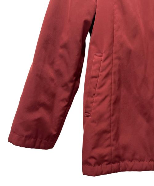 BURBERRY BLUE LABEL（バーバリー ブルー レーベル）BURBERRY BLUE LABEL (バーバリー ブルー レーベル) フーデッドジャケット レッド サイズ:38の古着・服飾アイテム