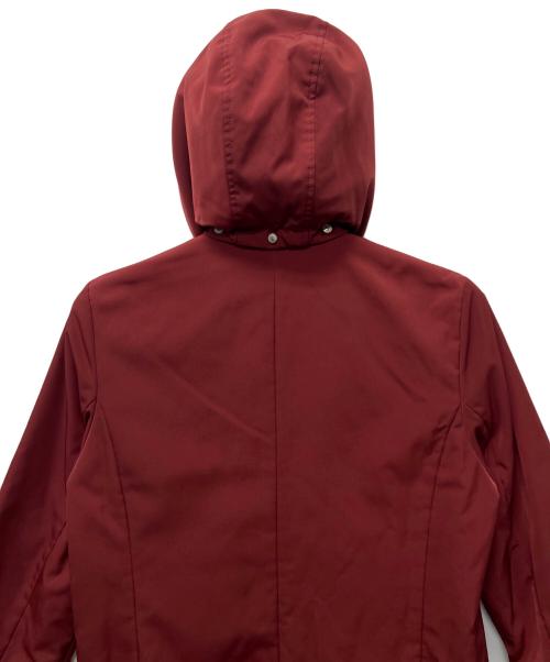 BURBERRY BLUE LABEL（バーバリー ブルー レーベル）BURBERRY BLUE LABEL (バーバリー ブルー レーベル) フーデッドジャケット レッド サイズ:38の古着・服飾アイテム