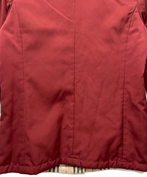 BURBERRY BLUE LABEL（バーバリー ブルー レーベル）BURBERRY BLUE LABEL (バーバリー ブルー レーベル) フーデッドジャケット レッド サイズ:38の古着・服飾アイテム