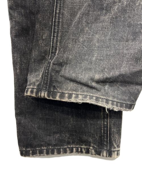 DOLCE & GABBANA（ドルチェ＆ガッバーナ）DOLCE & GABBANA (ドルチェ＆ガッバーナ) ダメージデニムパンツ ブラック サイズ:４６の古着・服飾アイテム