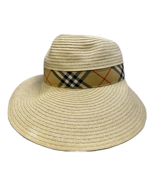 BURBERRY GOLF（バーバリーゴルフ）BURBERRY GOLF (バーバリーゴルフ) バイザーハット ナチュラルの古着・服飾アイテム