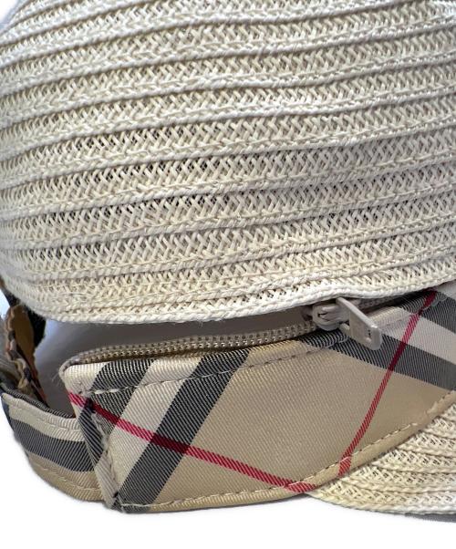 BURBERRY GOLF（バーバリーゴルフ）BURBERRY GOLF (バーバリーゴルフ) バイザーハット ナチュラルの古着・服飾アイテム