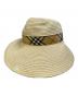 BURBERRY GOLF (バーバリーゴルフ) バイザーハット ナチュラル：6000円