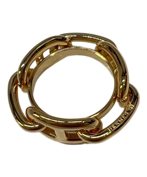 HERMES（エルメス）HERMES (エルメス) シェーヌダンクル スカーフリング ゴールドカラー サイズ:-の古着・服飾アイテム