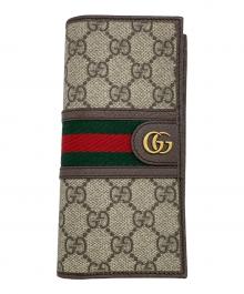 GUCCI（グッチ）の古着「長財布」｜ブラウン×ベージュ