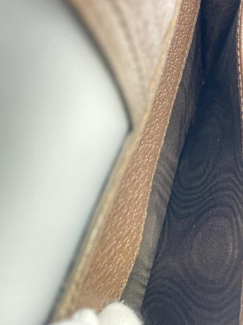 GUCCI（グッチ）GUCCI (グッチ) 長財布 ブラウン×ベージュの古着・服飾アイテム