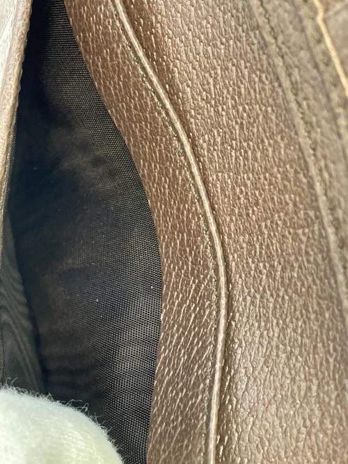 GUCCI（グッチ）GUCCI (グッチ) 長財布 ブラウン×ベージュの古着・服飾アイテム