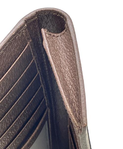 GUCCI（グッチ）GUCCI (グッチ) 長財布 ブラウン×ベージュの古着・服飾アイテム