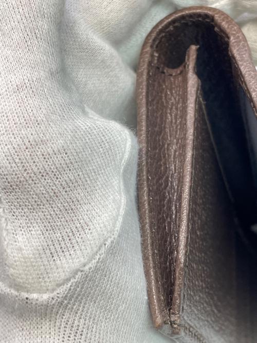 GUCCI（グッチ）GUCCI (グッチ) 長財布 ブラウン×ベージュの古着・服飾アイテム