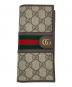 GUCCI（グッチ）の古着「長財布」｜ブラウン×ベージュ