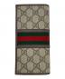 GUCCI (グッチ) 長財布 ブラウン×ベージュ：49000円