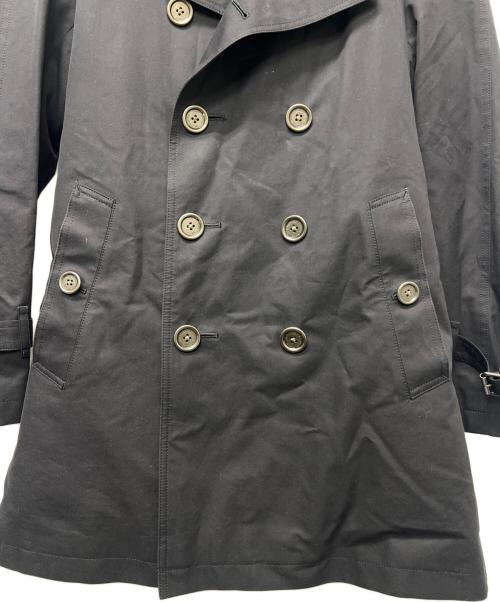 BLACK LABEL CRESTBRIDGE（ブラックレーベル クレストブリッジ）BLACK LABEL CRESTBRIDGE (ブラックレーベル クレストブリッジ) トレンチコート ブラック サイズ:Mの古着・服飾アイテム