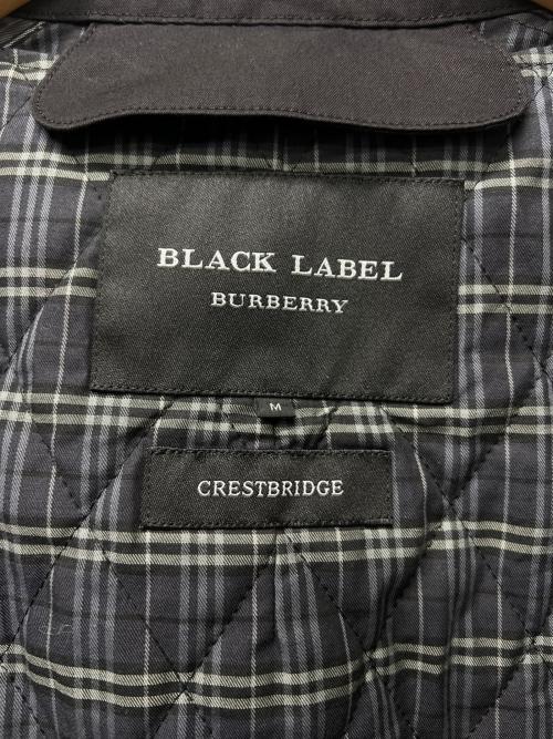 BLACK LABEL CRESTBRIDGE（ブラックレーベル クレストブリッジ）BLACK LABEL CRESTBRIDGE (ブラックレーベル クレストブリッジ) トレンチコート ブラック サイズ:Mの古着・服飾アイテム