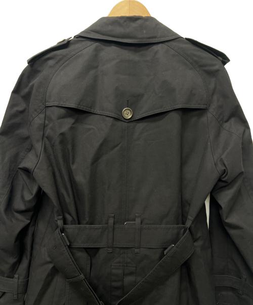 BLACK LABEL CRESTBRIDGE（ブラックレーベル クレストブリッジ）BLACK LABEL CRESTBRIDGE (ブラックレーベル クレストブリッジ) トレンチコート ブラック サイズ:Mの古着・服飾アイテム
