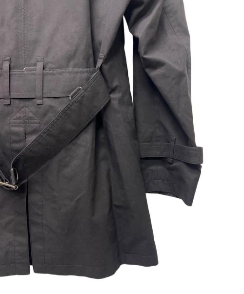 BLACK LABEL CRESTBRIDGE（ブラックレーベル クレストブリッジ）BLACK LABEL CRESTBRIDGE (ブラックレーベル クレストブリッジ) トレンチコート ブラック サイズ:Mの古着・服飾アイテム