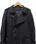 BLACK LABEL CRESTBRIDGE (ブラックレーベル クレストブリッジ) トレンチコート ブラック サイズ:M：13000円