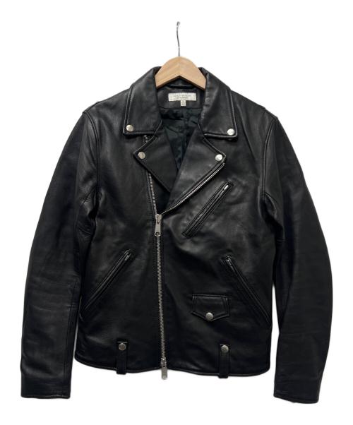 BEAUTY&YOUTH（ビューティーアンドユース）BEAUTY&YOUTH (ビューティーアンドユース) シープ ダブルライダースジャケット ブラック サイズ:Sの古着・服飾アイテム