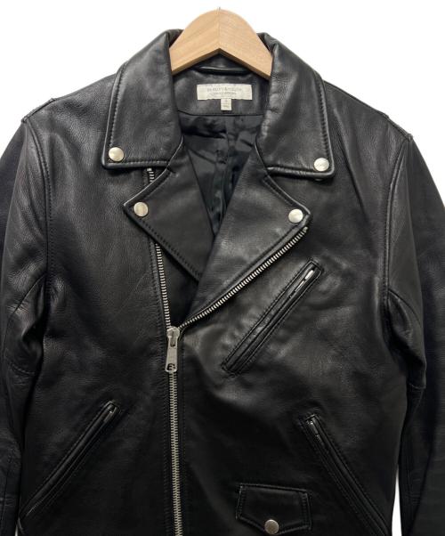 BEAUTY&YOUTH（ビューティーアンドユース）BEAUTY&YOUTH (ビューティーアンドユース) シープ ダブルライダースジャケット ブラック サイズ:Sの古着・服飾アイテム