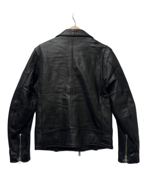 BEAUTY&YOUTH（ビューティーアンドユース）BEAUTY&YOUTH (ビューティーアンドユース) シープ ダブルライダースジャケット ブラック サイズ:Sの古着・服飾アイテム