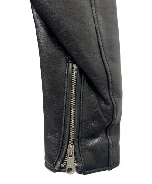 BEAUTY&YOUTH（ビューティーアンドユース）BEAUTY&YOUTH (ビューティーアンドユース) シープ ダブルライダースジャケット ブラック サイズ:Sの古着・服飾アイテム