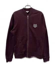 KENZO（ケンゾー）の古着「ジップスウェット」｜エンジ