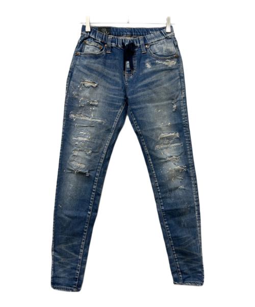 SURT（サート）SURT (サート) BIGJOHN (ビッグジョン) ダメージ加工デニムパンツ ブルー サイズ:XSの古着・服飾アイテム