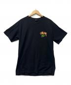 stussyステューシー）の古着「半袖カットソー」｜ブラック