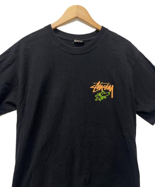 stussy（ステューシー）stussy (ステューシー) 半袖カットソー ブラック サイズ:Mの古着・服飾アイテム