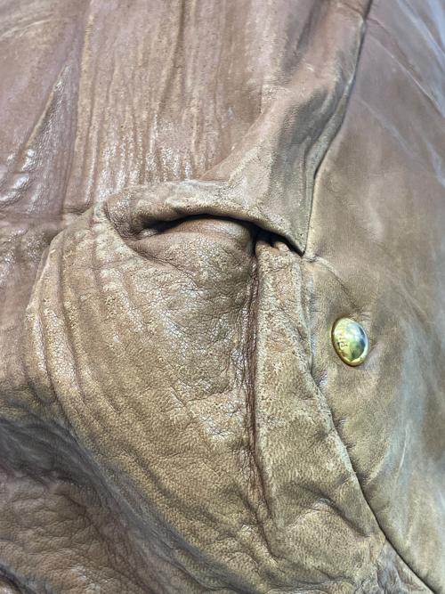 PRADA（プラダ）PRADA (プラダ) サイドリボン2WAYバッグ ブラウンの古着・服飾アイテム