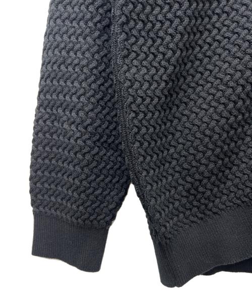 LACOSTE（ラコステ）LACOSTE (ラコステ) バスケットニットジップアップ ネイビー サイズ:Ｌの古着・服飾アイテム