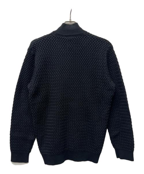 LACOSTE（ラコステ）LACOSTE (ラコステ) バスケットニットジップアップ ネイビー サイズ:Ｌの古着・服飾アイテム