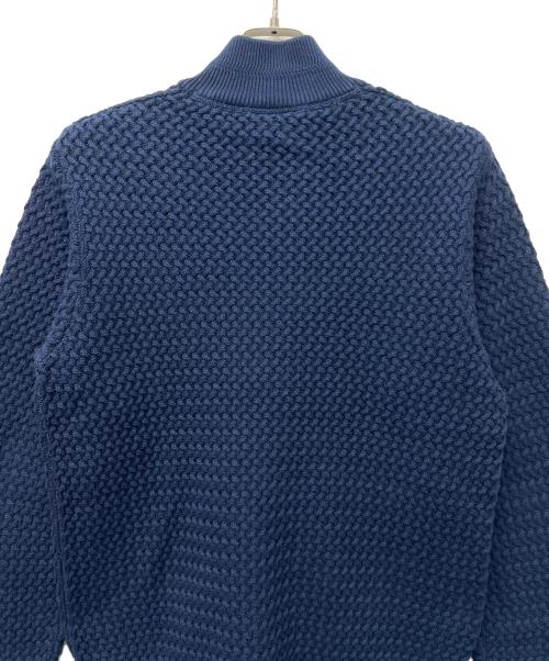 LACOSTE（ラコステ）LACOSTE (ラコステ) バスケットニットジップアップ ネイビー サイズ:Ｌの古着・服飾アイテム