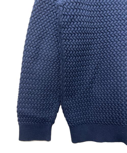 LACOSTE（ラコステ）LACOSTE (ラコステ) バスケットニットジップアップ ネイビー サイズ:Ｌの古着・服飾アイテム