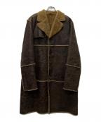BURBERRY LONDONバーバリーロンドン）の古着「ムートンコート」｜ブラウン
