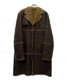 BURBERRY LONDON（バーバリーロンドン）の古着「ムートンコート」｜ブラウン