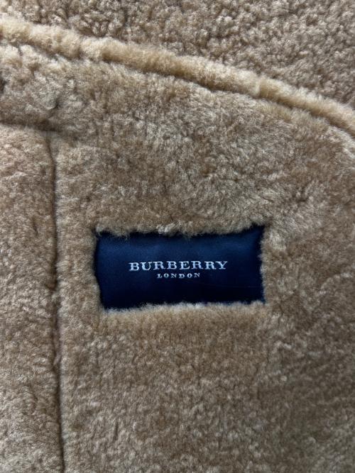 BURBERRY LONDON（バーバリーロンドン）BURBERRY LONDON (バーバリーロンドン) ムートンコート ブラウン サイズ:５０の古着・服飾アイテム