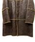 中古・古着 BURBERRY LONDON (バーバリーロンドン) ムートンコート ブラウン サイズ:５０：30000円