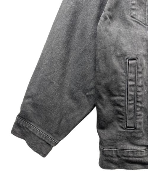 YANUK（ヤヌーク）YANUK (ヤヌーク) バンドカラージーンジャケット ブラック サイズ:FREEの古着・服飾アイテム