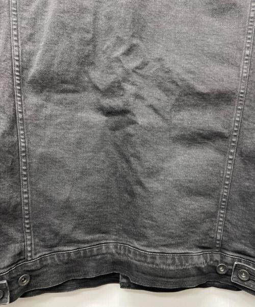 YANUK（ヤヌーク）YANUK (ヤヌーク) バンドカラージーンジャケット ブラック サイズ:FREEの古着・服飾アイテム