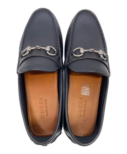 GUCCI（グッチ）GUCCI (グッチ) ホースビットローファー ブラック サイズ:SIZE 8の古着・服飾アイテム