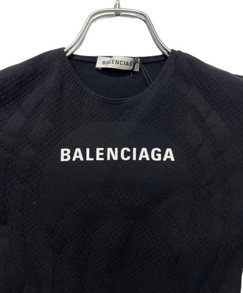 BALENCIAGA（バレンシアガ）BALENCIAGA (バレンシアガ) 5分Tシャツ ブラック サイズ:３６の古着・服飾アイテム