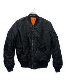 ALPHA INDUSTRIES（アルファインダストリーズ）の古着「MA-1ジャケット」｜ブラック