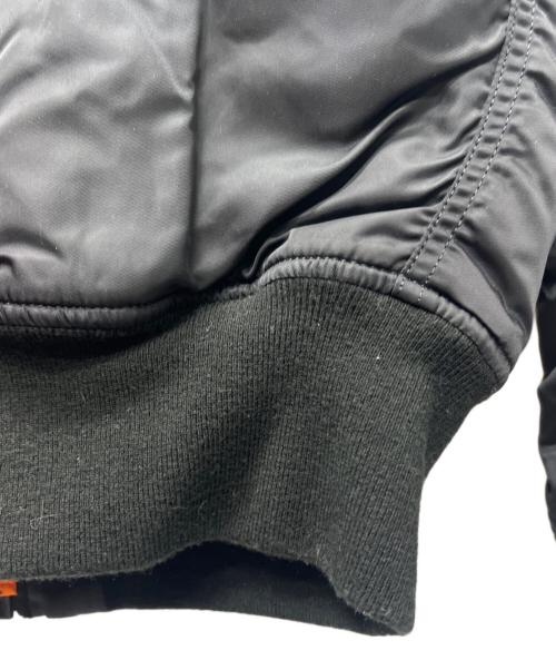 ALPHA INDUSTRIES（アルファインダストリーズ）ALPHA INDUSTRIES (アルファインダストリーズ) MA-1ジャケット ブラック サイズ:ＸＬの古着・服飾アイテム