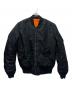 ALPHA INDUSTRIES（アルファインダストリーズ）の古着「MA-1ジャケット」｜ブラック
