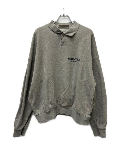 FOG ESSENTIALS（フィアオブゴッド エッセンシャル）FOG ESSENTIALS (フィアオブゴッド エッセンシャル) ポロスウェット グレー サイズ:Ｓの古着・服飾アイテム